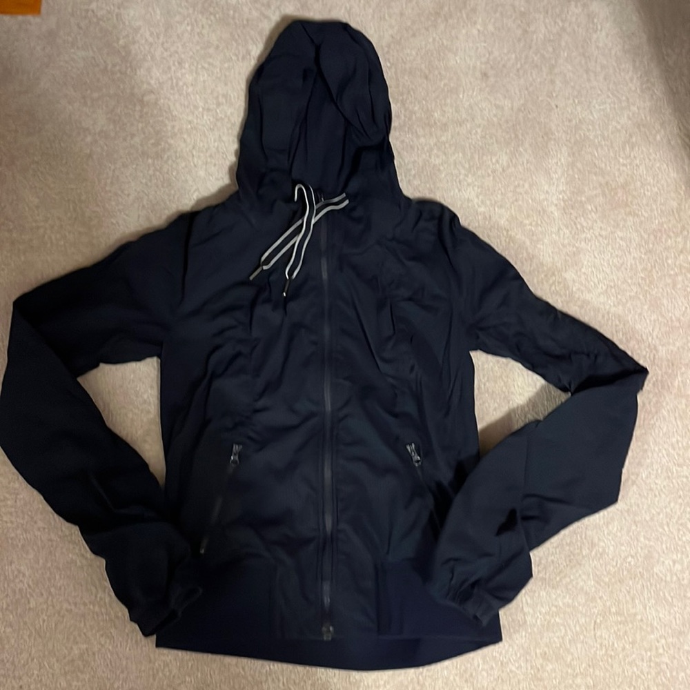 Lululemon Navy Blue zip up hoodie jacket size 4